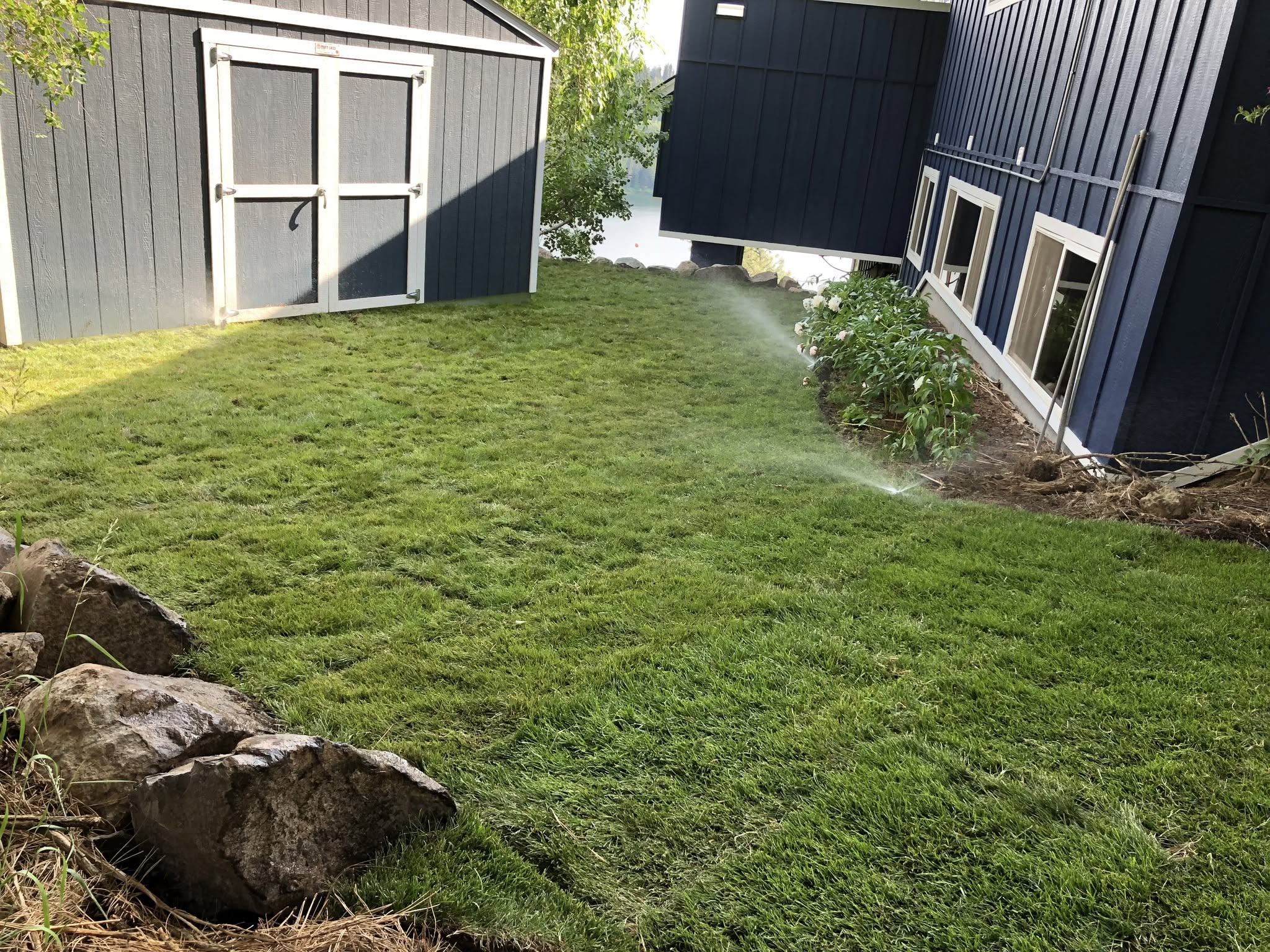 Landscape Drainage Project Coeur Dalene Idaho 020