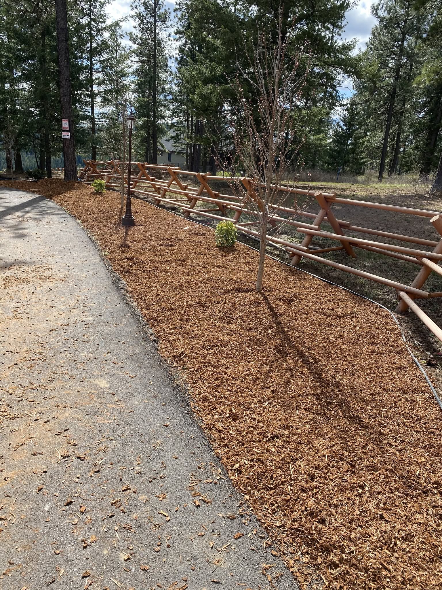 Landscape Drainage Project Coeur Dalene Idaho 038
