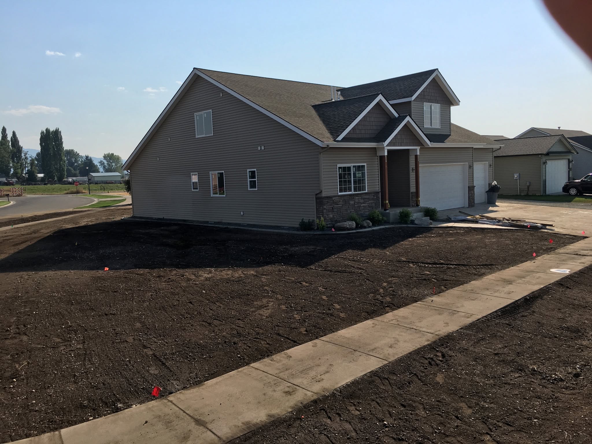 Landscape Drainage Project Coeur Dalene Idaho 062