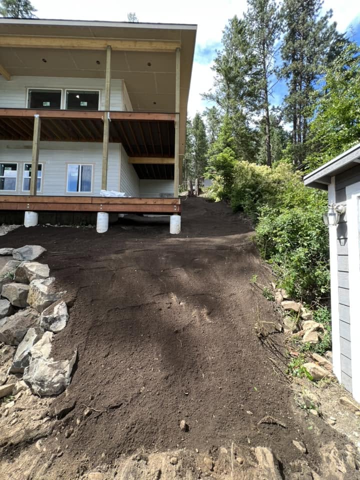 Landscape Drainage Project Coeur Dalene Idaho 074