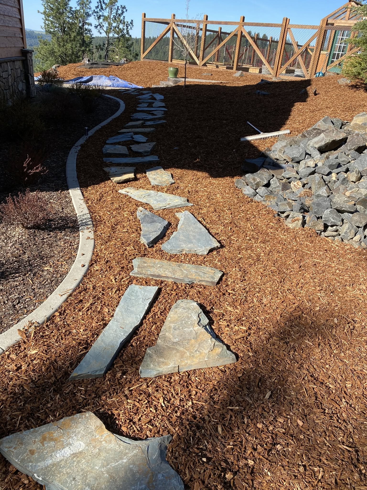 Outdoor Landscape Project Coeur Dalene Idaho 041