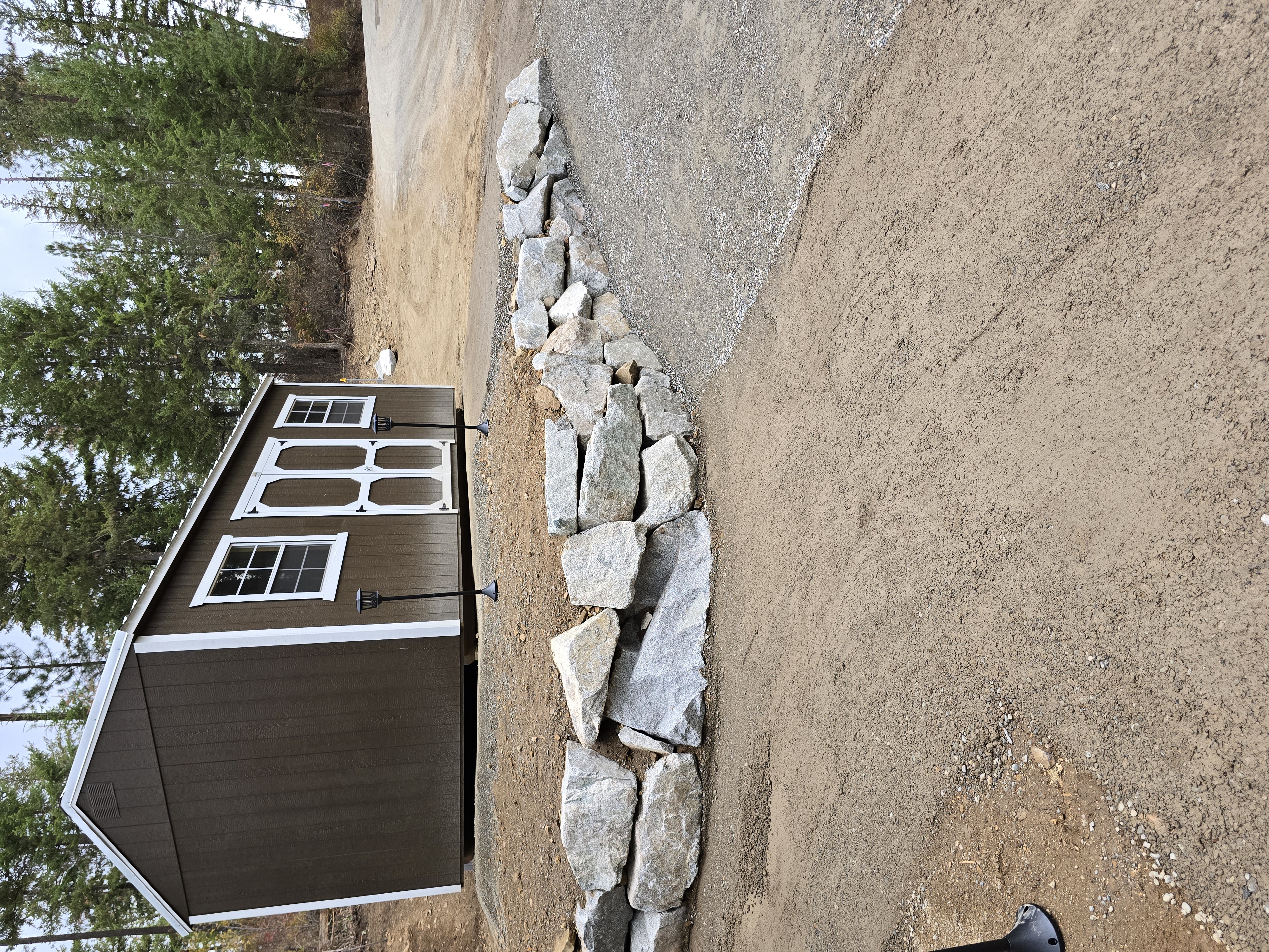 Outdoor Landscape Project Coeur Dalene Idaho 97